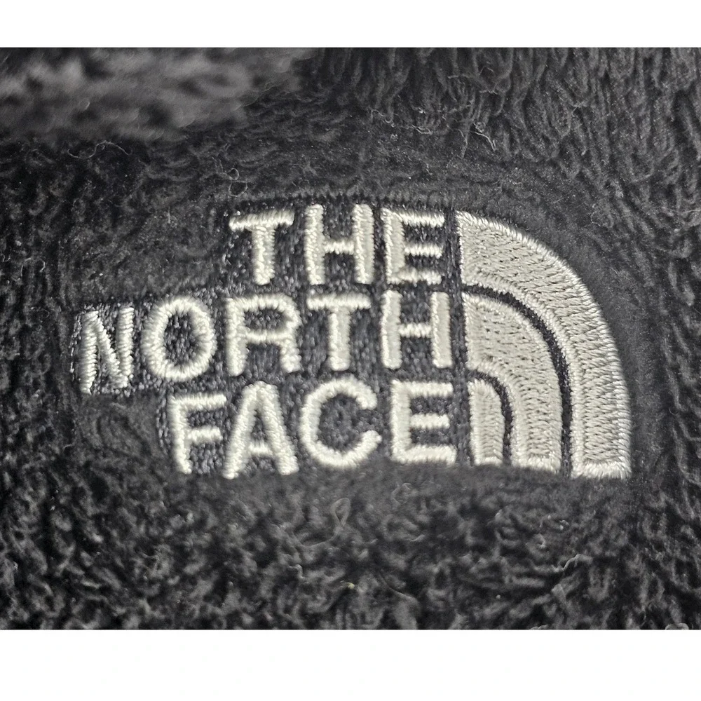 The North Face Womens Fleece Jacket Black Full Zip‎ Cozy Casual Size M